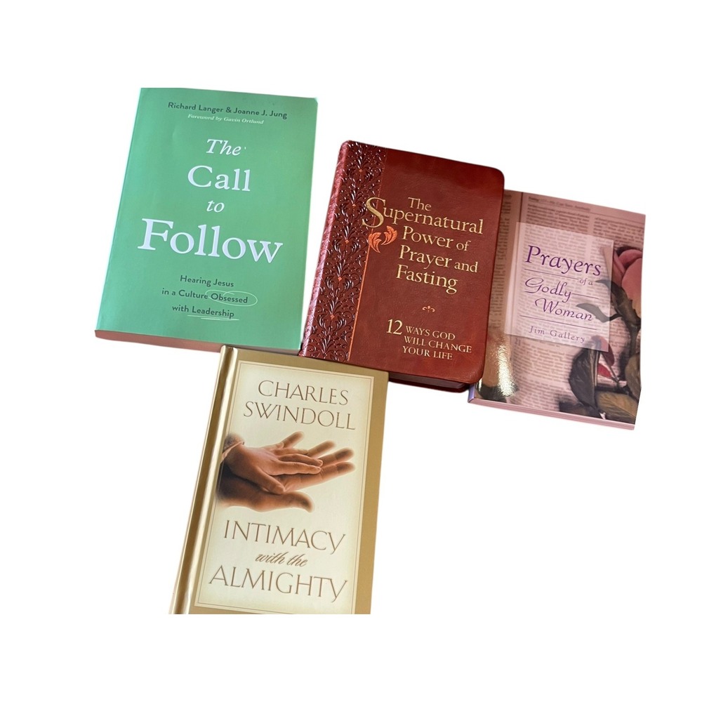 Christian Devotional Book Lot – Prayer, Fasting, Faith & Spiritual Growth‎ (4)